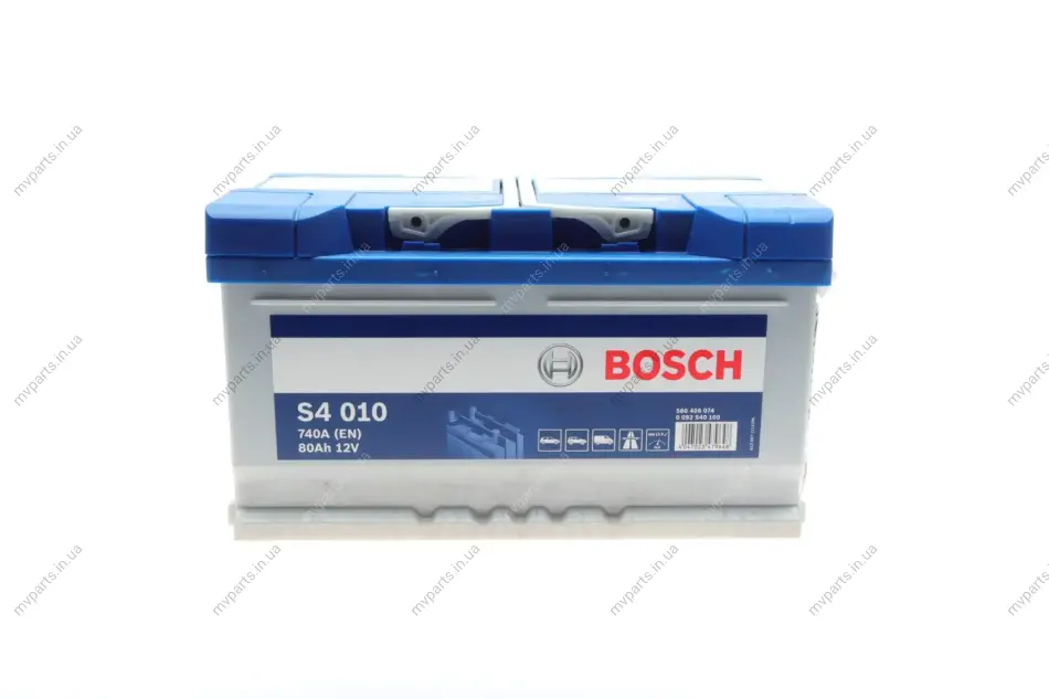 Акумуляторна батарея 80Ah/740A (315x175x175/+R/B13) 0 092 S40 100 BOSCH 0-092-S40-100 (фото 1)