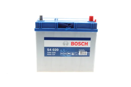 Акумуляторна батарея 45Ah/330A (238x129x227/+R/B00) Азія 0 092 S40 200 BOSCH 0-092-S40-200