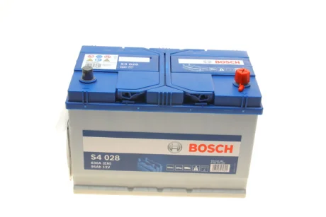 Акумуляторна батарея 95Ah/830A (306x173x225/+R) S4 Азія 0 092 S40 280 BOSCH 0-092-S40-280