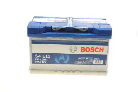 Акумуляторна батарея 80Ah/800A (315x175x190/+R/B13) (Start-Stop EFB) 0 092 S4E 111 BOSCH 0-092-S4E-111