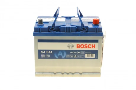 Акумуляторна батарея 72Ah/760A (261x175x220/+R/B01) (Start-Stop EFB) 0 092 S4E 410 BOSCH 0-092-S4E-410