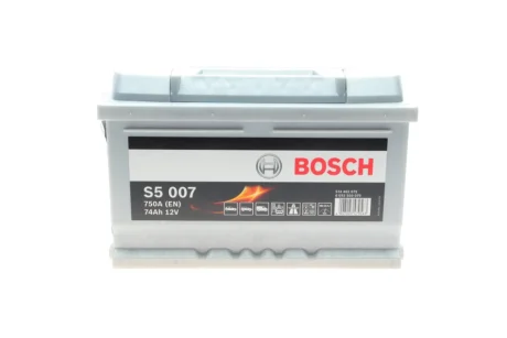 Акумуляторна батарея 74Ah/750A (278x175x175/+R/B13) 0 092 S50 070 BOSCH 0-092-S50-070