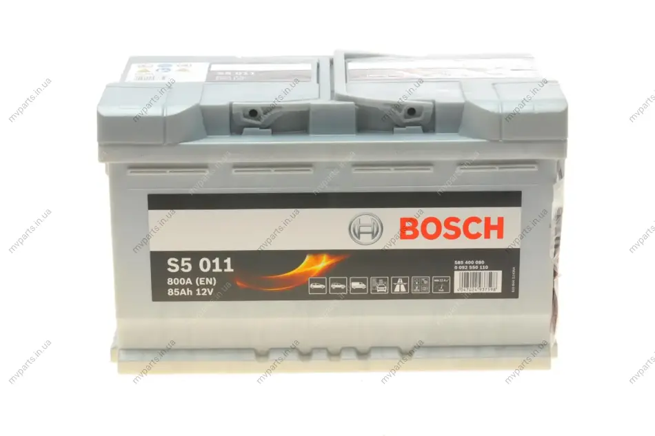 Акумуляторна батарея 85Ah/800A (315x175x190/+R/B13) 0 092 S50 110 BOSCH 0-092-S50-110 (фото 1)
