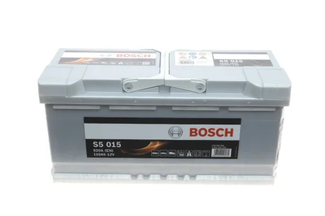 Акумуляторна батарея 110Ah/920A (393x175x190/+R/B13) S5 0 092 S50 150 BOSCH 0-092-S50-150