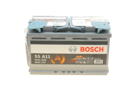 Акумуляторна батарея 80Ah/800A (315x175x190/+R/B13) (Start-Stop AGM) 0 092 S5A 110 BOSCH 0-092-S5A-110