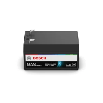 Акумуляторна батарея 1.3Ah S5AX Aux (97x48.5x58/+L/BO) (AGM/допоміжна) 0 092 S5A X10 BOSCH 0-092-S5A-X10