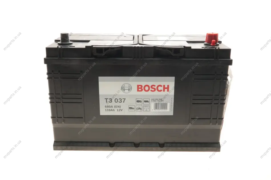 Акумуляторна батарея 110Ah/680A (346x173x236/+R/B01) 0 092 T30 371 BOSCH 0-092-T30-371 (фото 1)