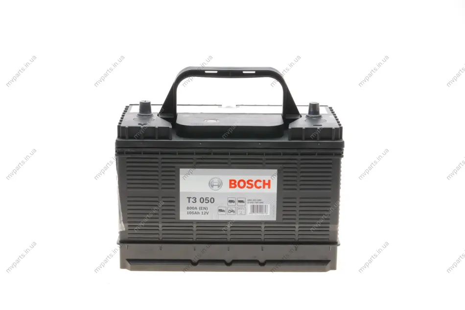 Акумуляторна батарея 105Ah/800A (329x174x237/+L/B01) 0 092 T30 500 BOSCH 0-092-T30-500 (фото 1)