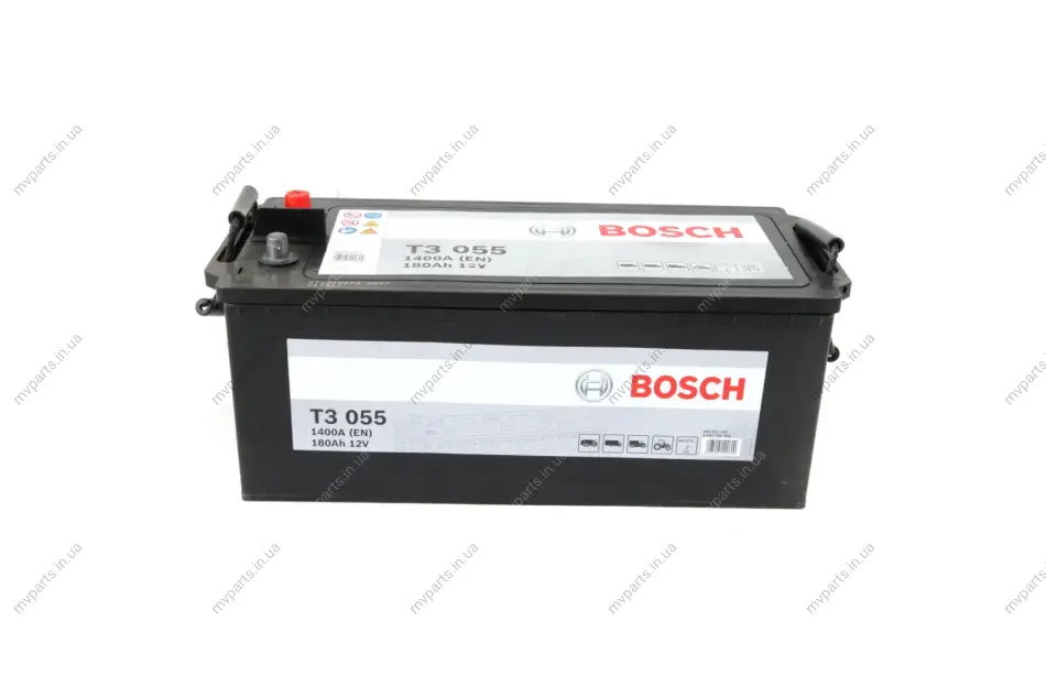 Акумуляторна батарея 180Ah/1400A (513x222x223/+L/B00) 0 092 T30 550 BOSCH 0-092-T30-550 (фото 1)