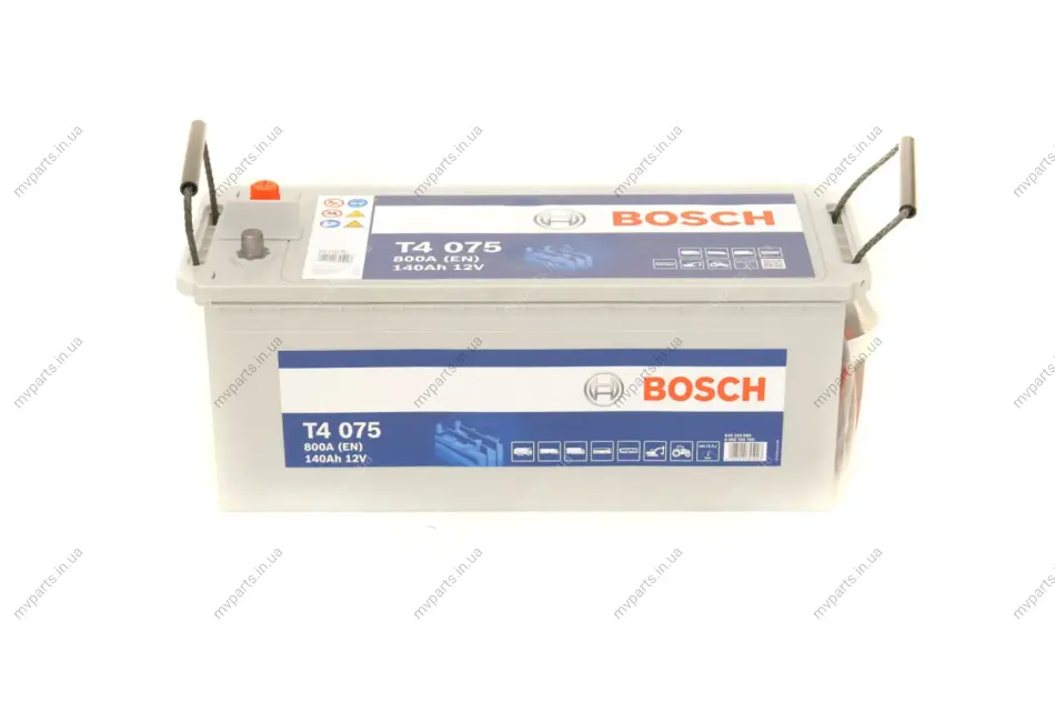 Акумуляторна батарея 140Ah/800A (513x188x223/+L) 0 092 T40 750 BOSCH 0-092-T40-750 (фото 1)