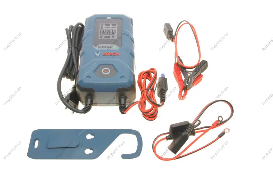 Зарядний пристрій C80-Li (6V/12V) (14Ah до 400Ah) 15A (EFB/GEL/VRLA/AGM/LiFePO4) з підтримкою заряду 0 189 921 080 BOSCH 0-189-921-080 (фото 1)