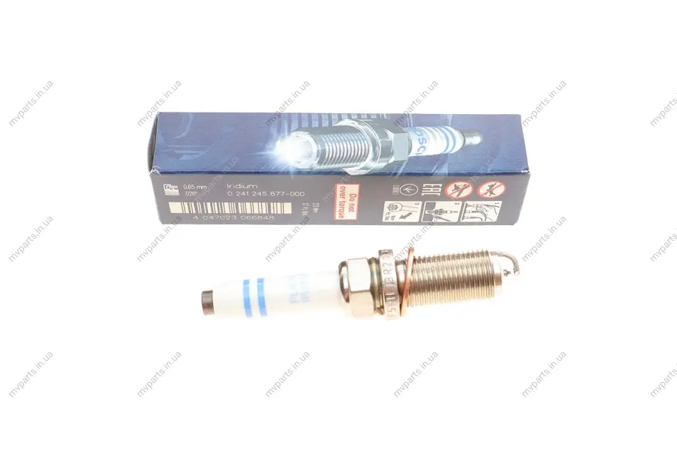 Свічка запалювання Audi A4/A6/VW Golf VII/Passat 2.0TSI 16- 0 241 245 677 BOSCH 0-241-245-677 (фото 1)