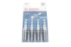 Свічка запалювання (к-кт 4 шт) Ford Focus III/Mondeo IV 1.25-1.6Ti 96- 0 242 236 866 BOSCH 0-242-236-866 (фото 1)