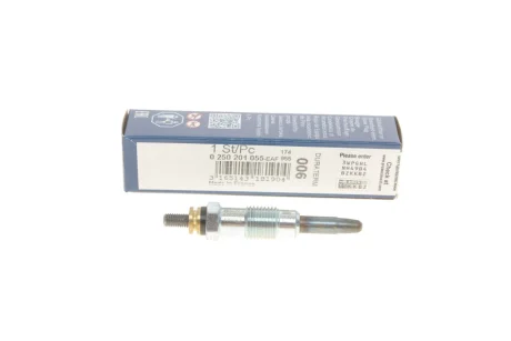 Свічка розжарювання DB 208-410/Sprinter/Vito 2.3D (11.5V) 0 250 201 055 BOSCH 0-250-201-055