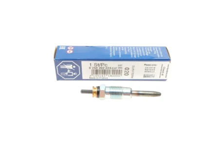 Свічка розжарювання Renault Clio/Megane 1.9D 96-03 0 250 202 024 BOSCH 0-250-202-024