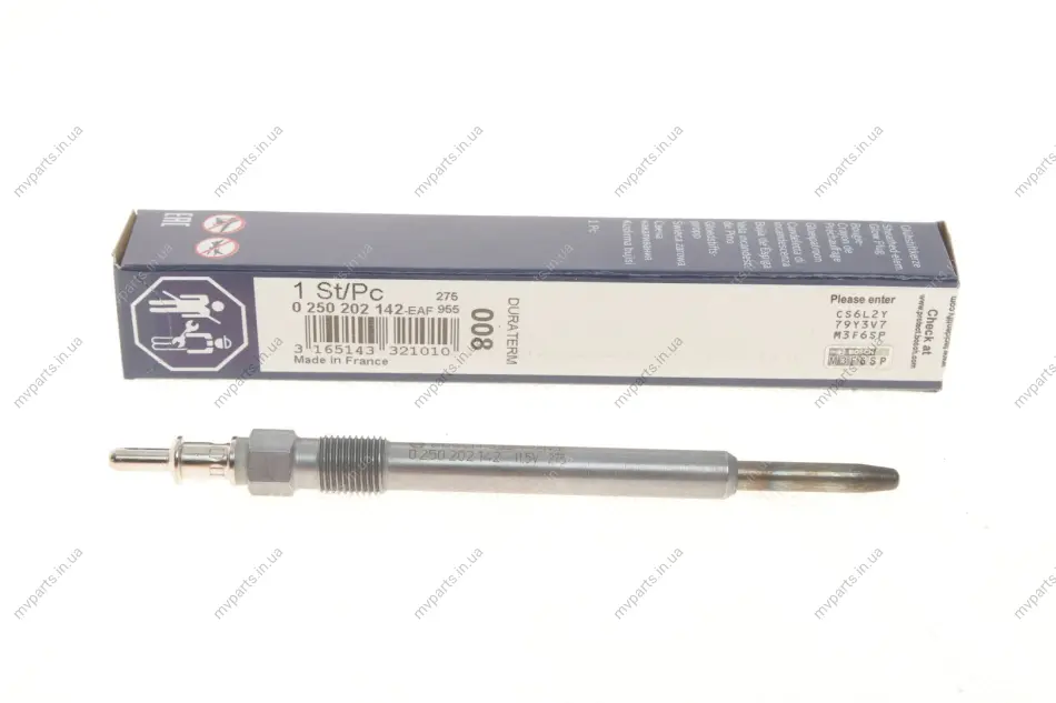Свічка розжарювання MB Sprinter/Vito CDI OM611-646 0 250 202 142 BOSCH 0-250-202-142 (фото 1)