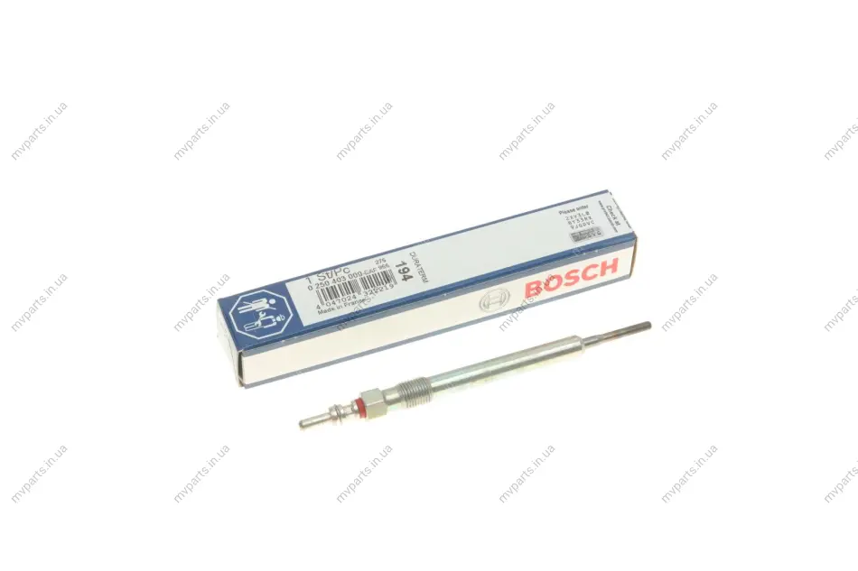 Свічка розжарювання VW T5/Caddy 1.6-2.0 TDI 10- 0 250 403 009 BOSCH 0-250-403-009 (фото 1)