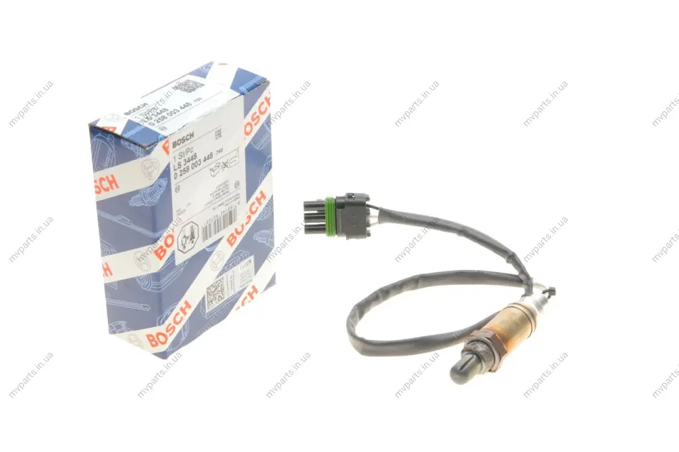 Лямбда зонд Opel Frontera A/Omega B/Renault Master I/Laguna I/Toyota Land Cruiser 80 0 258 003 448 BOSCH 0-258-003-448 (фото 1)