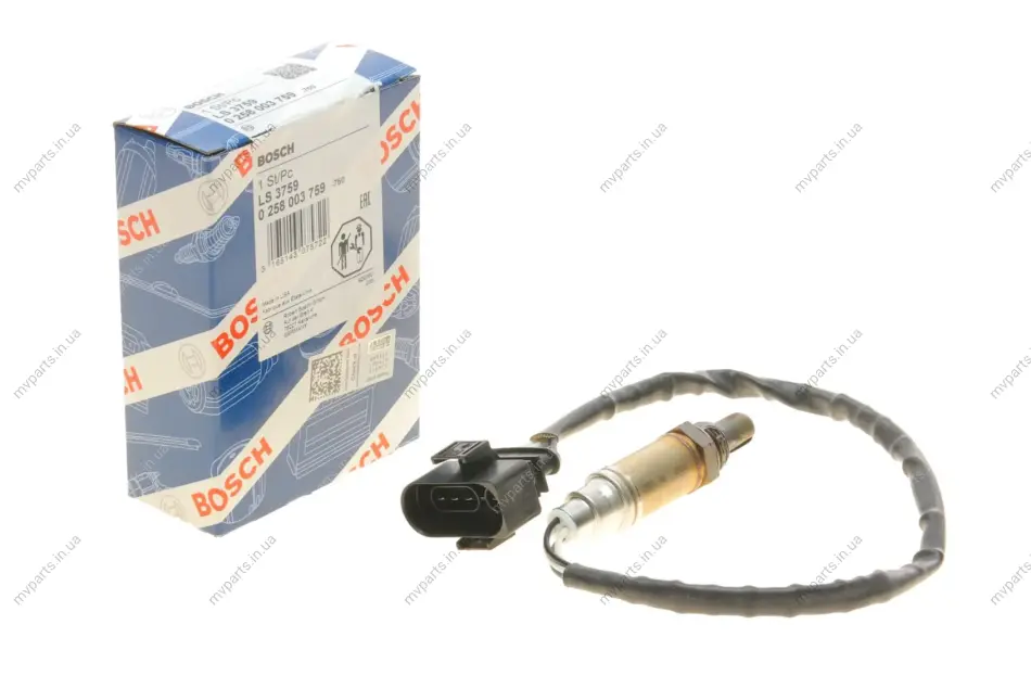Лямбда зонд VW Caddy II 1.4/1.6 95-04 0 258 003 759 BOSCH 0-258-003-759 (фото 1)