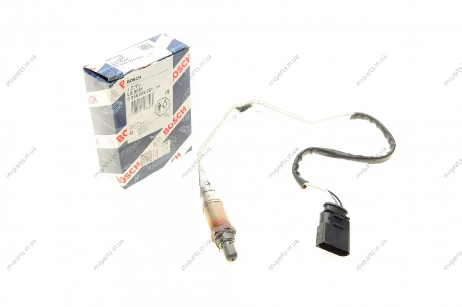 Лямбда зонд VW Caddy II/Golf IV/Skoda Octavia I/Seat Ibiza 1.0-2.3 93-10 0 258 005 081 BOSCH 0-258-005-081 (фото 1)