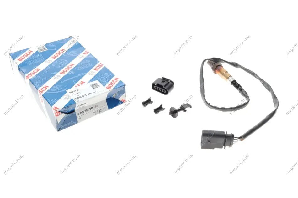 Лямбда зонд VW Bora 2.0/Passat 1.8T/2.0 96-05 0 258 006 980 BOSCH 0-258-006-980 (фото 1)