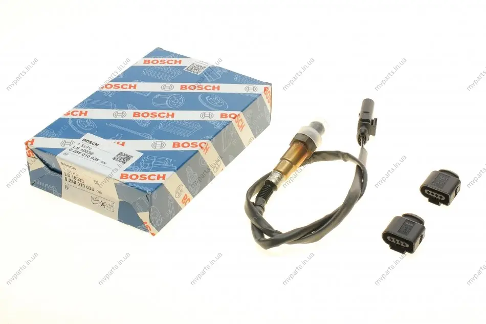 Лямбда зонд VW Golf 2.0GTI/R/Passat 1.8/2.0TSI 04-14/T5 2.0TSI 11- 0 258 010 038 BOSCH 0-258-010-038 (фото 1)