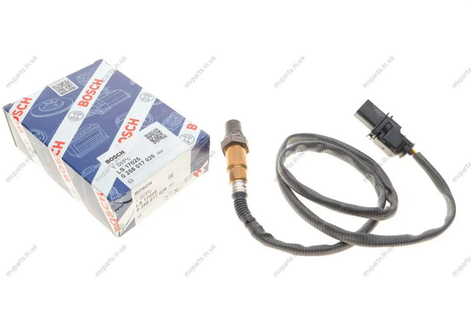 Лямбда зонд BMW 5 (F10) 10-11/X5 06-10 (N52/N53/N62) 0 258 017 025 BOSCH 0-258-017-025 (фото 1)