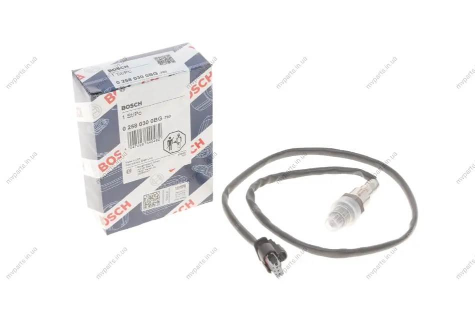 Лямбда зонд Ford Transit Connect 1.0 EcoBoost 13- 0 258 030 0BG BOSCH 0-258-030-0BG (фото 1)