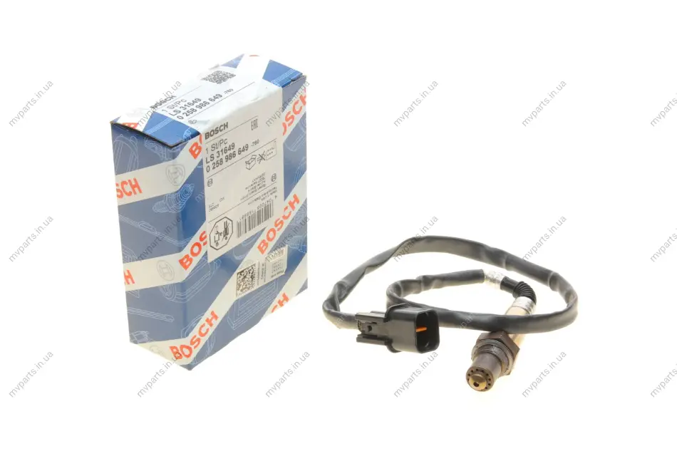 Лямбда зонд Hyundai Sonata/Kia Ceed/Sorento 1.2-2.4 94- 0 258 986 649 BOSCH 0-258-986-649 (фото 1)