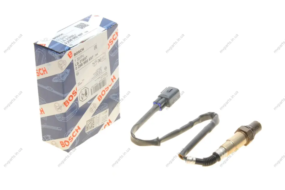 Лямбда зонд Toyota Avensis/Corolla/Subaru Justy 1.6/1.8 01-08 0 258 986 697 BOSCH 0-258-986-697 (фото 1)