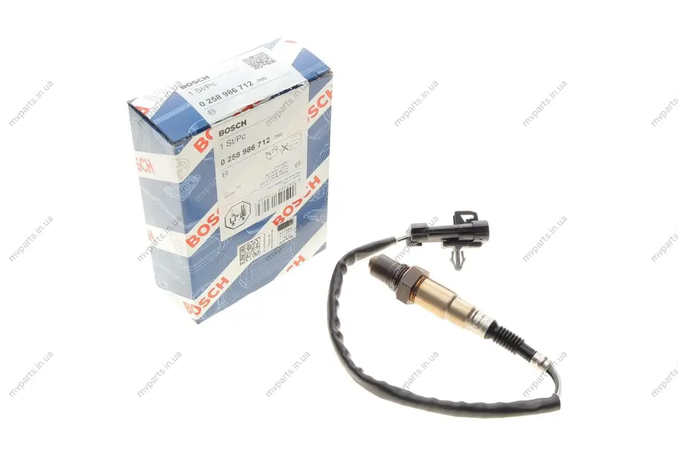 Лямбда зонд Chevrolet Aveo/Epica/Daewoo Lacetti/Nubira 1.4/1.8/2.0 03- 0 258 986 712 BOSCH 0-258-986-712 (фото 1)