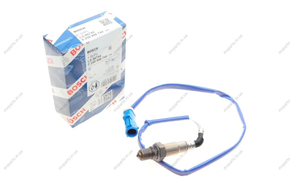Лямбда зонд Ford Focus/Transit 1.0/1.6 12- 0 258 986 744 BOSCH 0-258-986-744 (фото 1)