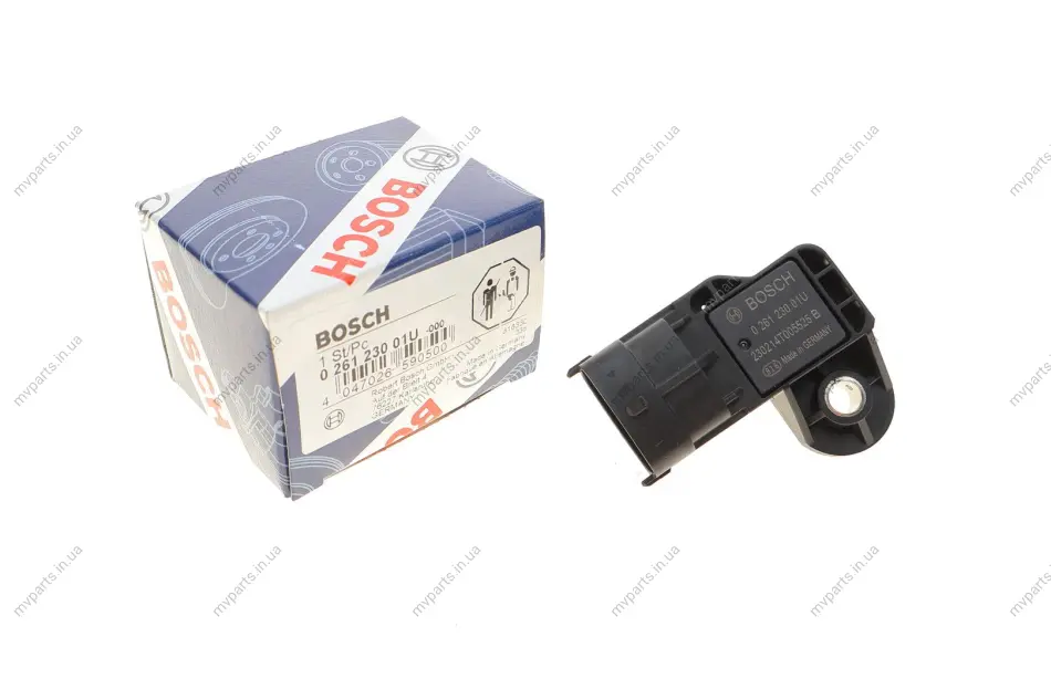 Датчик тиску наддува Renault Laguna II/ Megane II/Scenic II 1.9dCi 05- 0 261 230 01U BOSCH 0-261-230-01U (фото 1)