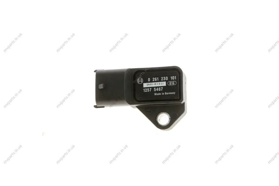 Датчик тиску в впускному колекторі Opel Vectra C 2.8 V6 Turbo 05-08 0 261 230 101 BOSCH 0-261-230-101 (фото 1)