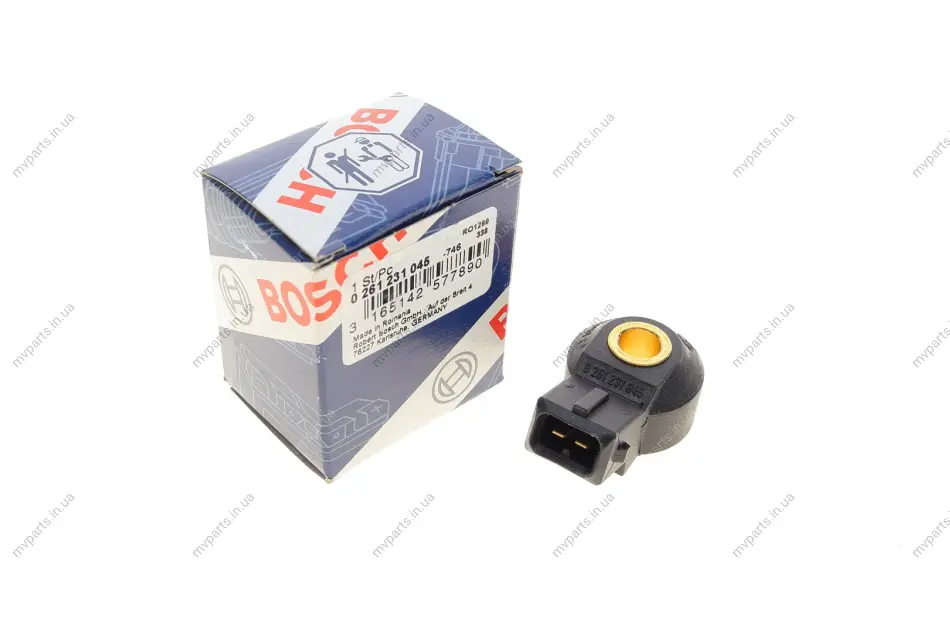 Датчик детонації VW Golf (III/IV)1.4-1.6 /Skoda Octavia I 1.6 95-06 0 261 231 045 BOSCH 0-261-231-045 (фото 1)