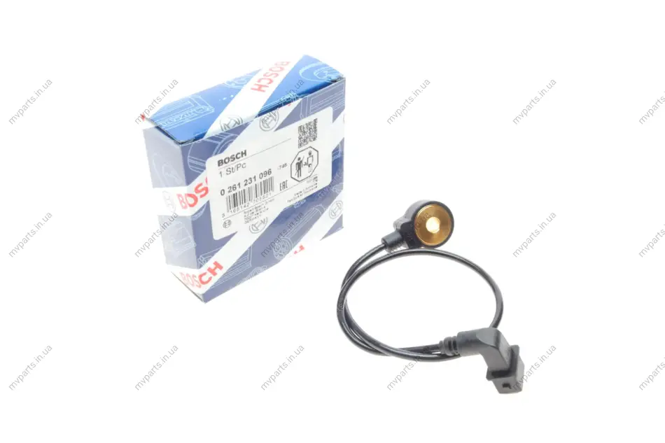 Датчик детонації BMW 5 (E34)/7 (E32/E38) 92-01 (M60) 0 261 231 096 BOSCH 0-261-231-096 (фото 1)