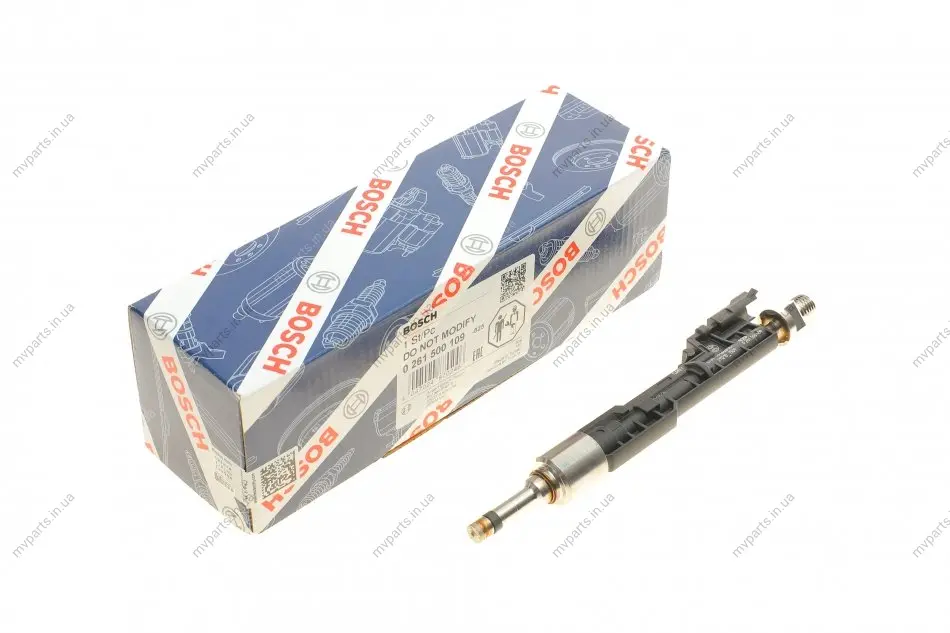 Форсунка BMW 3 (E90)/5 (F10) 3.0i 06- (N55/N54)/1 (F20) 2.0i 12-17 (N20/N55) 0 261 500 109 BOSCH 0-261-500-109 (фото 1)