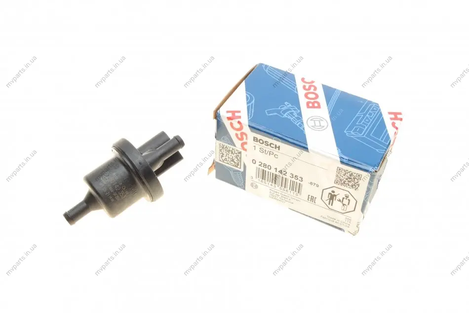 Клапан вентиляції паливного баку VW Passat 2.3 00-05/T5 3.2 03-09 0 280 142 353 BOSCH 0-280-142-353 (фото 1)