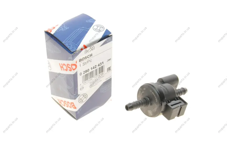 Клапан вентиляції паливного баку VW Golf/Passat 2.0 TFSI 04-12 0 280 142 431 BOSCH 0-280-142-431 (фото 1)