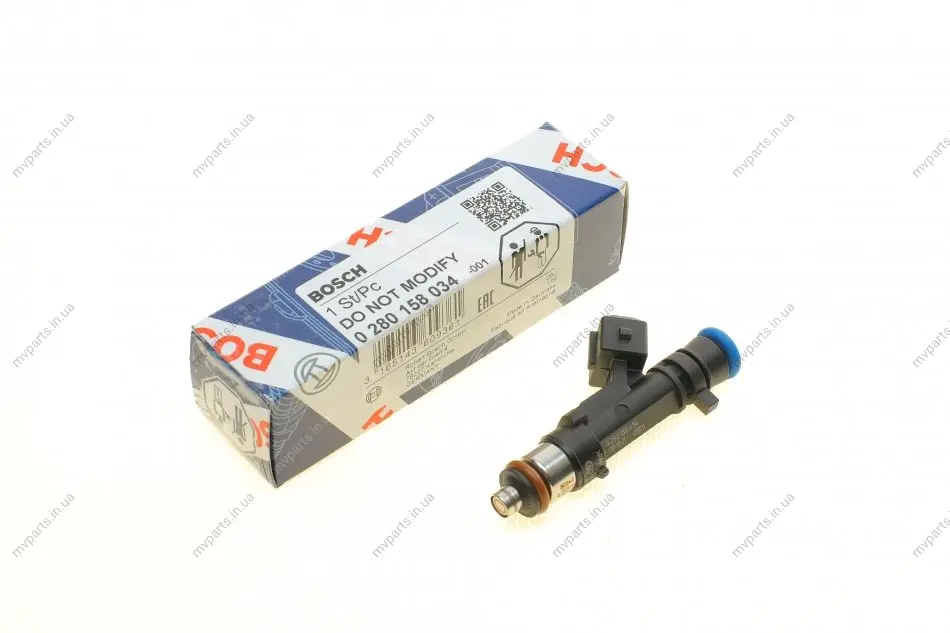 Форсунка паливна Renault Kangoo/Logan 1.4/1.6 04- 0 280 158 034 BOSCH 0-280-158-034 (фото 1)
