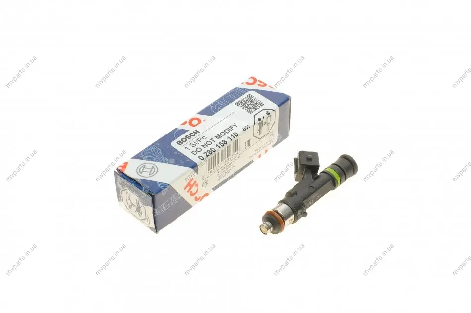 Форсунка паливна Lada Niva 1.7i 96-06/Samara (2108/2109/2113/2114) 1.5i 96-13 0 280 158 110 BOSCH 0-280-158-110 (фото 1)