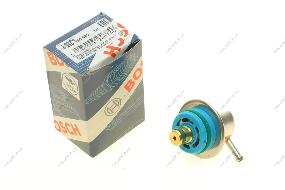 Клапан регулювання тиску палива Renault Clio 0.9TCe 12-/Fiat Doblo 1.4 10- 0 280 160 562 BOSCH 0-280-160-562 (фото 1)