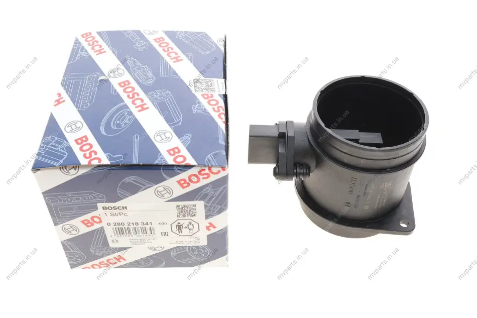 Витратомір повітря VW Golf IV/V 02-08/T5 03-09 3.2 V6 03-09 0 280 218 341 BOSCH 0-280-218-341 (фото 1)