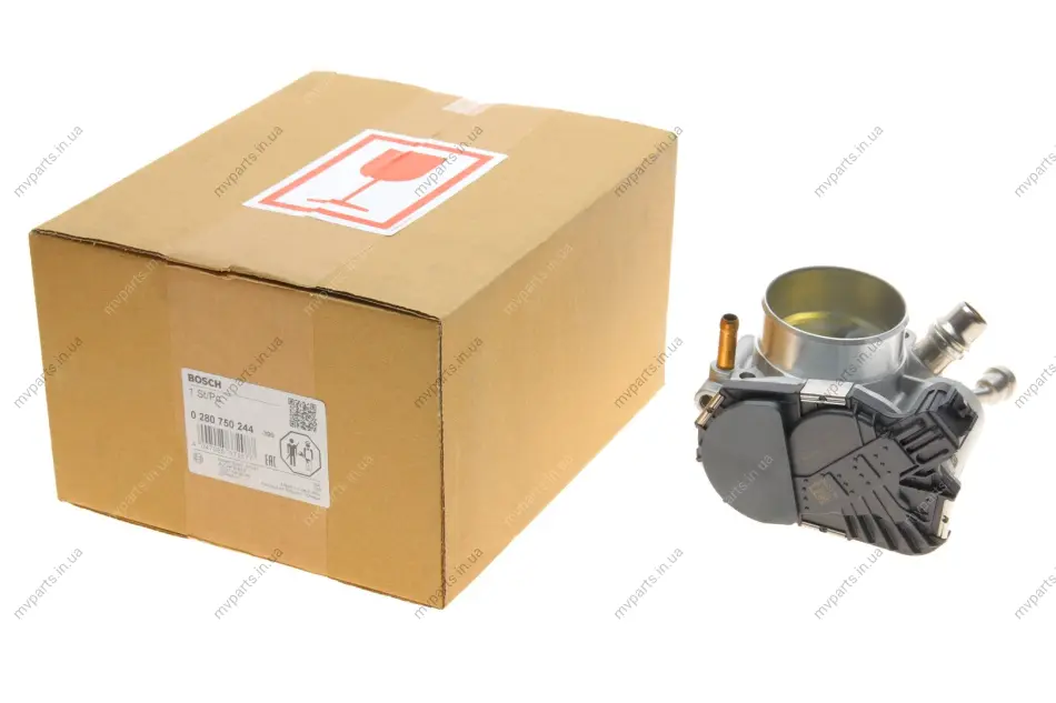 Заслонка дросельна Chevrolet Cruze/Opel Astra/Insignia/Zafira 1.6/1.8 08- 0 280 750 244 BOSCH 0-280-750-244 (фото 1)