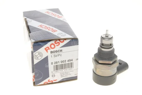 Клапан редукційний рейки паливної MB Vito 2.2CDI 03- (W639) / OM646 0 281 002 494 BOSCH 0-281-002-494