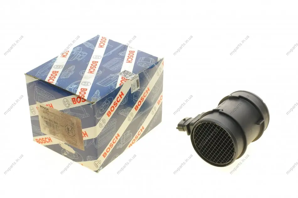 Витратомір повітря Fiat Doblo 1.9JTD 01- 0 281 002 861 BOSCH 0-281-002-861 (фото 1)