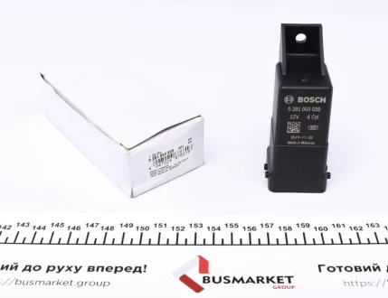 Реле свічок розжарювання Fiat Ducato 2.3/3.0D Multijet/Iveco Daily 2.8 04- 0 281 003 039 BOSCH 0-281-003-039
