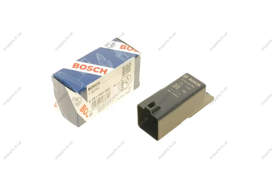 Реле свічок розжарювання VW Crafter 11-/Caddy III/IV 1.6TDI/2.0TDI 04- (12V) 0 281 003 083 BOSCH 0-281-003-083 (фото 1)