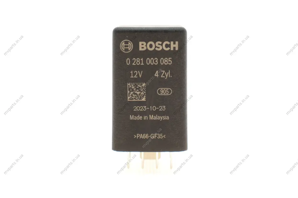 Реле свічок розжарювання VW T5 2.0TDI 09- 0 281 003 085 BOSCH 0-281-003-085 (фото 1)