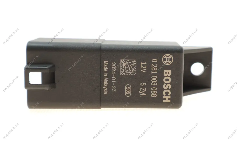 Реле свічок розжарювання VW Crafter 2.5TDI 06-13 0 281 003 088 BOSCH 0-281-003-088 (фото 1)